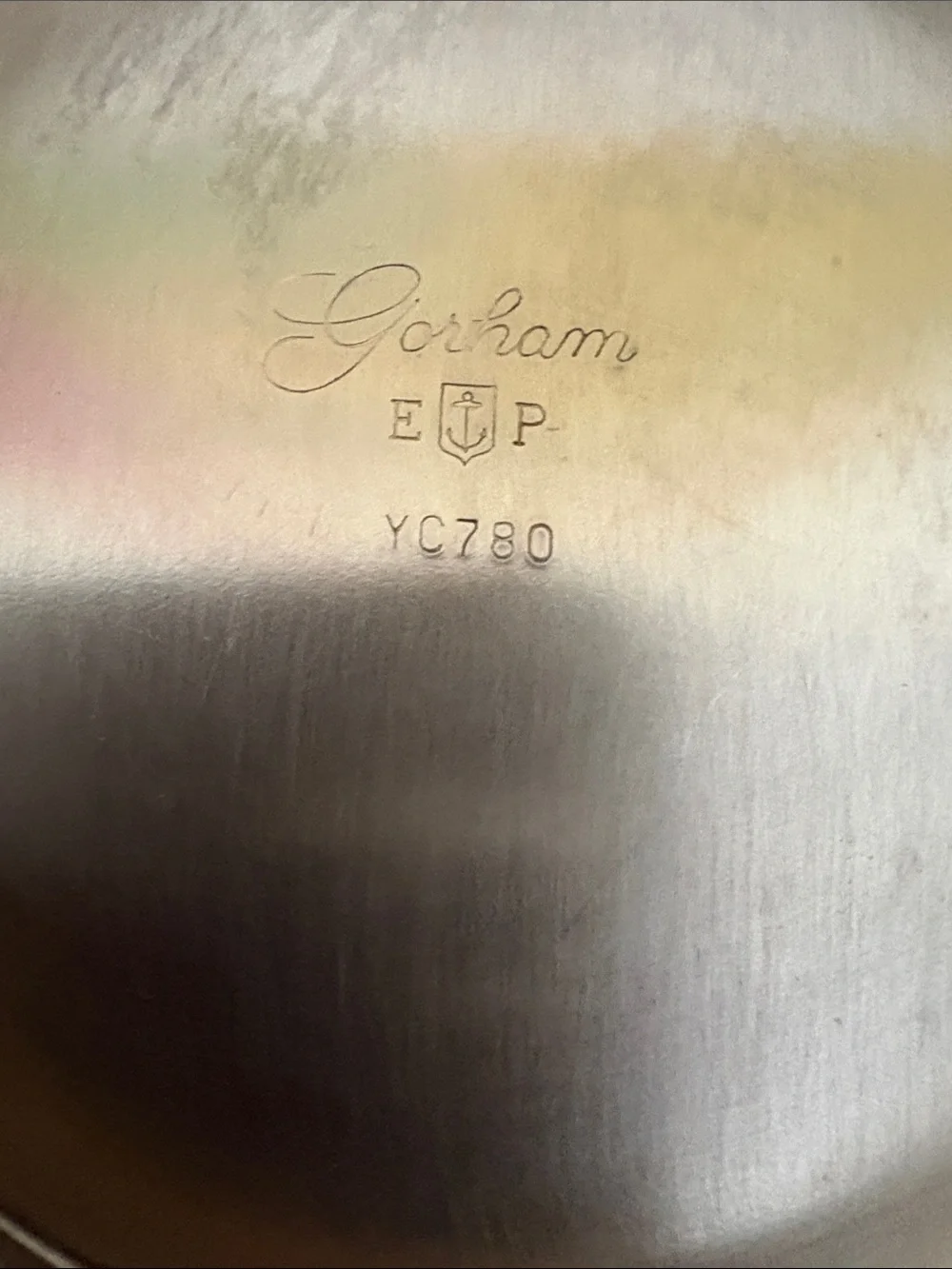 Gorham Paul Revere Silver Plated Pedestal Serving Bowl